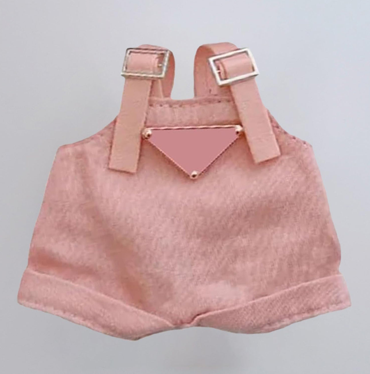 Bubblegum Joy: Dopamine Summer Set (Overalls + Bucket Hat) for 17cm Labubu