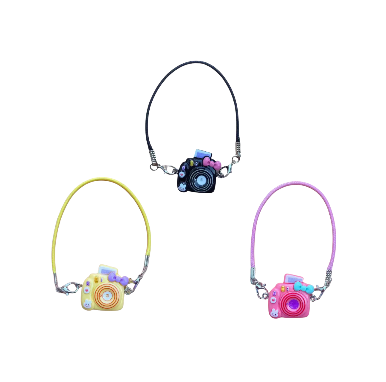 Summer Pink Combination Accessory Set (Shoes+Headphones+Glasses) suitable for cute 17cm canvas design, versatile accessories for doll enthusiasts