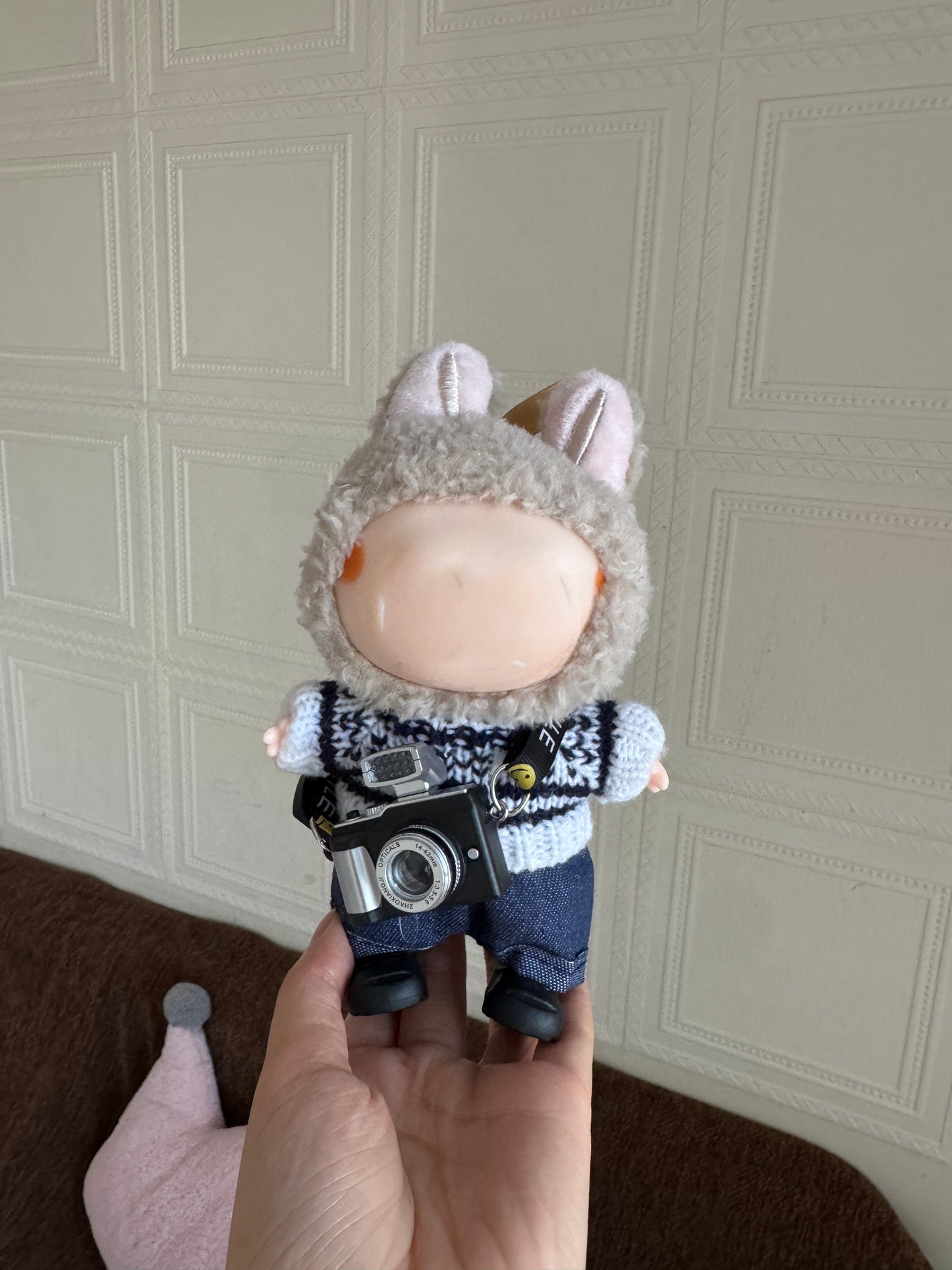 Labubu Joyful Jumper Set (Hat + Overalls)