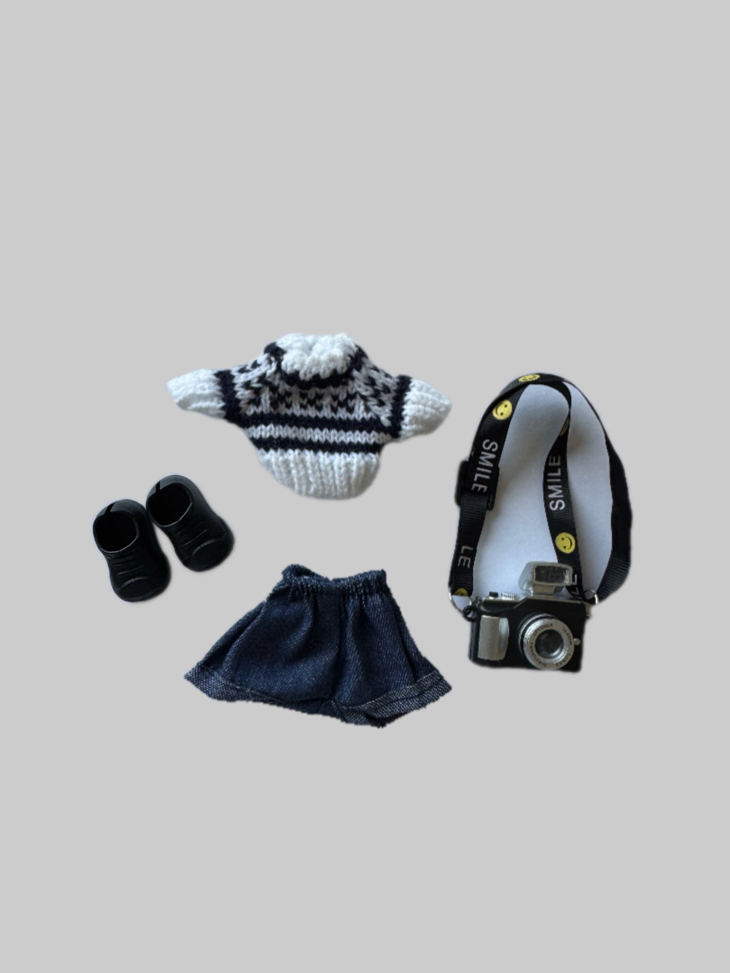 Labubu Joyful Jumper Set (Hat + Overalls)