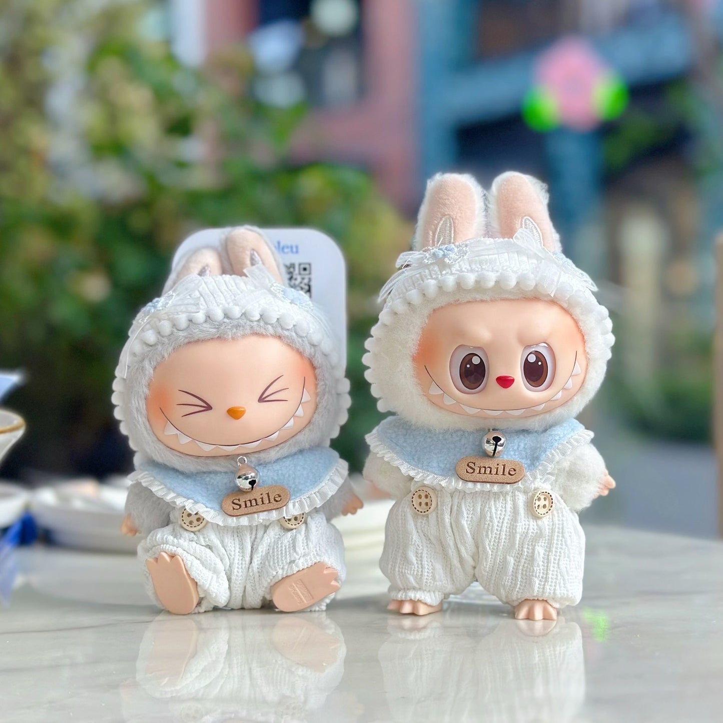 Adorable LalaBuBu Doll Outfit Set – Cute Hat & Drool Bib Costume Ensemble